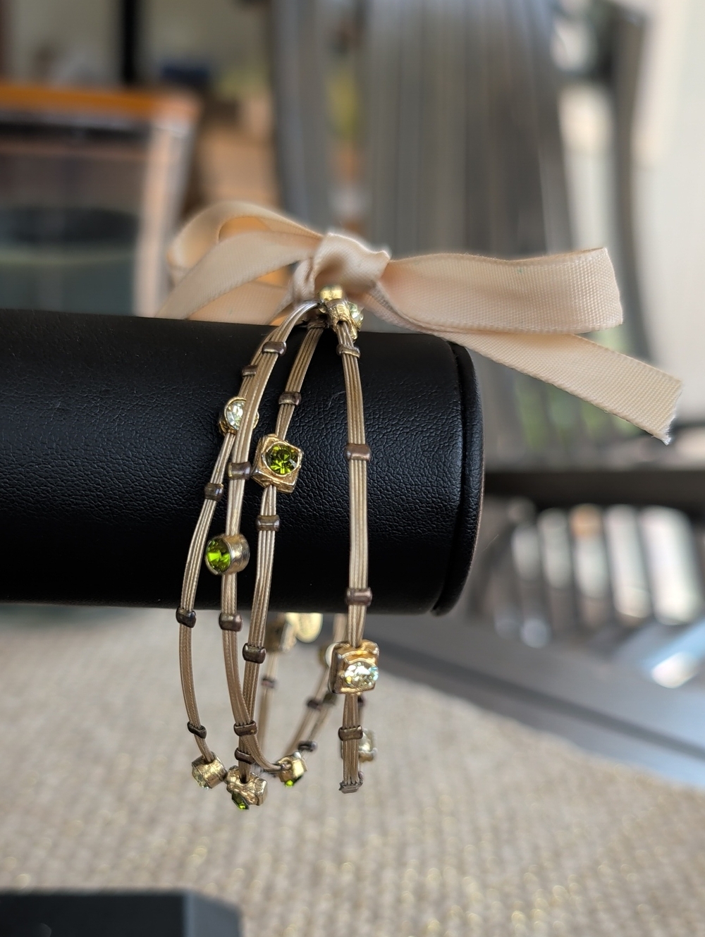 Whispering Seasons,24 Kt Gold Plating, Swarovski Crystal